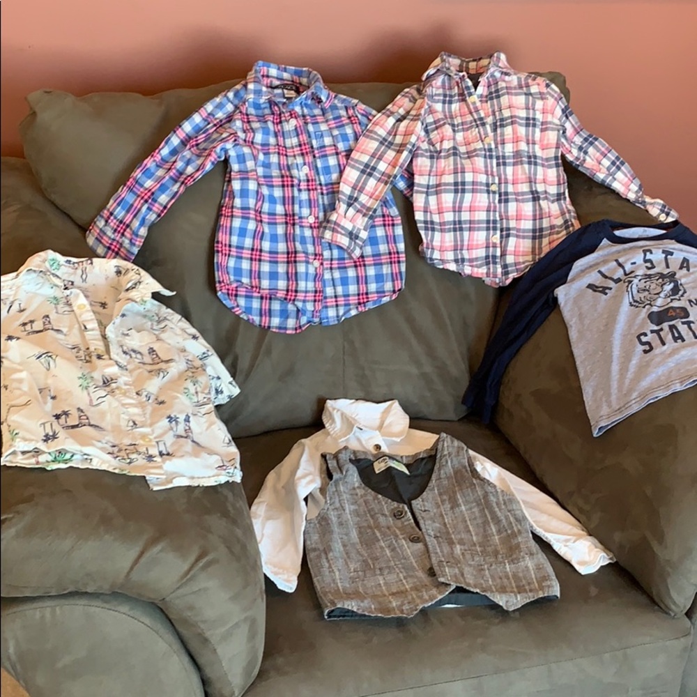 3T boys shirts. 6 items